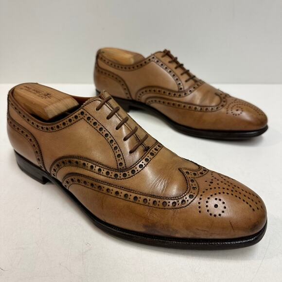 VERY GOOD Crockett & Jones Clifford Handgrade Oxford Wingtip England 7.5/ US 8.5 main image 8